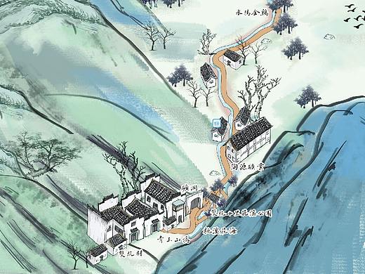 三宝国际瓷谷手绘宣传册
