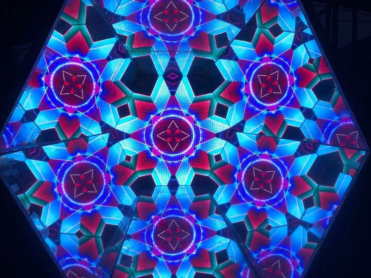 大型艺术装置万花筒隧道出租租赁厂家自己工厂有现货