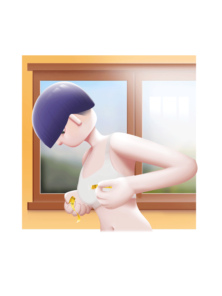 尺码工厂（图ZMjk0MzU0NzAw） - 商业插画 - 站酷设计师游泳的人_原创素材 - 站酷ZCOOL