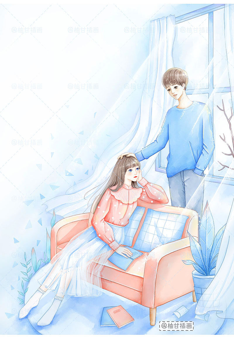 小清新插画合集2（图ZMjA5MDA5MDgw） - 商业插画 - 站酷设计师柚甘原创素材 - 站酷ZCOOL