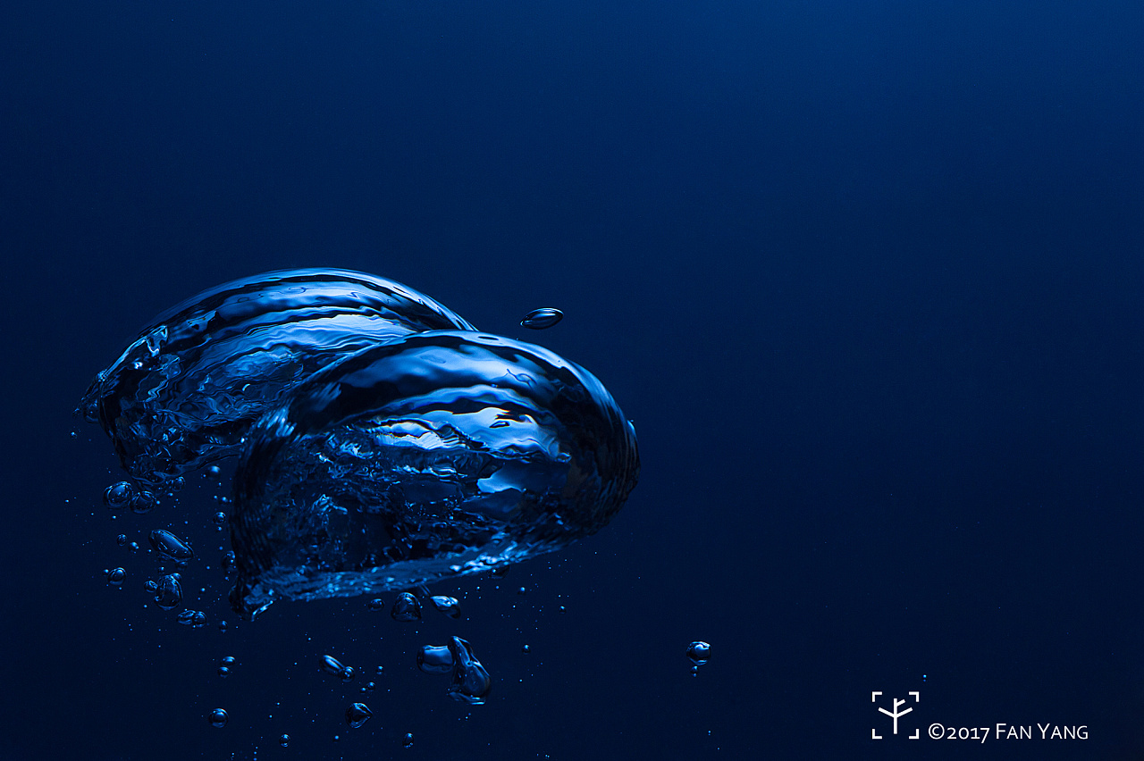 underwater 水滴拍摄