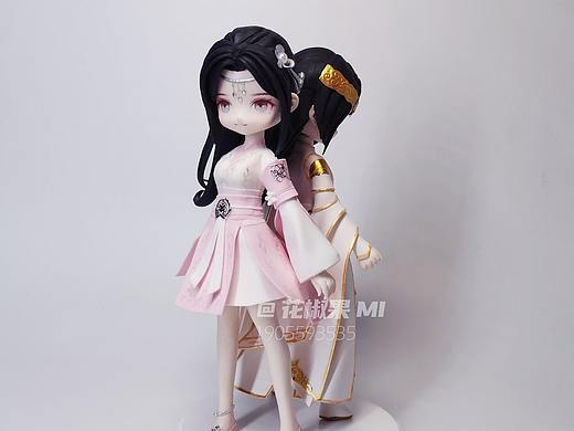 天刀手游唐门少女超轻黏土手办