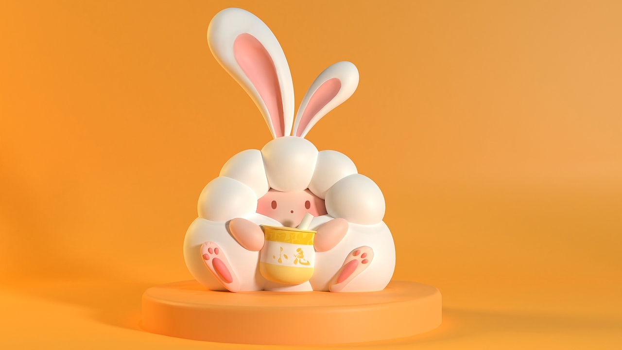 IP小兔兔设计（图ZMzE5NTE1NTA4） - 手办/模玩 - 站酷设计师初壹腊八原创素材 - 站酷ZCOOL
