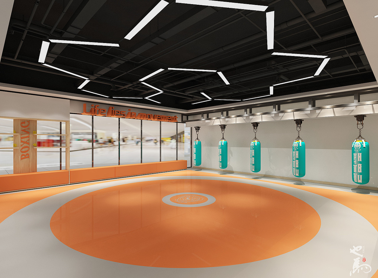 LED少儿搏击体适能展厅