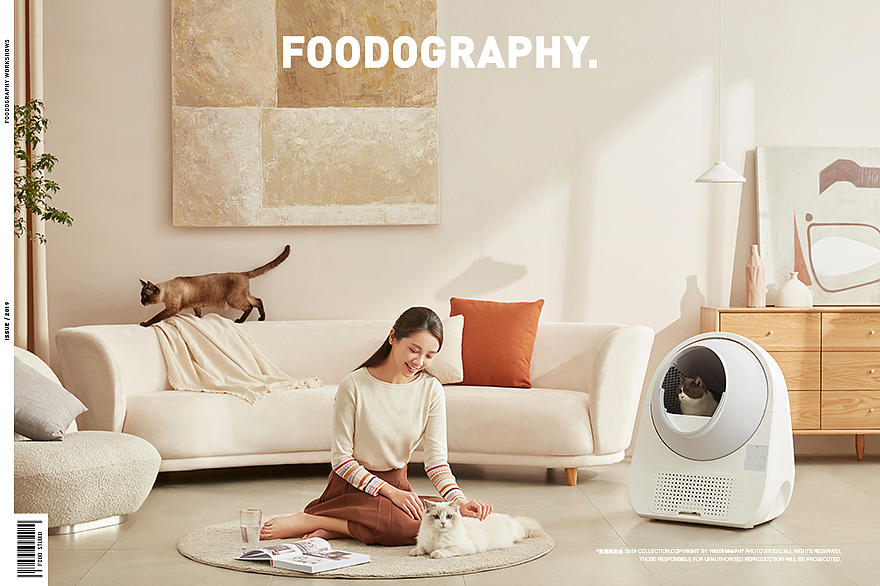 宠物电器摄影 | CATLINK智能猫厕所 ✖ foodography（图ZMjU5MjU4MDA0） - 产品摄影 - 站酷设计师Foodography原创素材 - 站酷ZCOOL