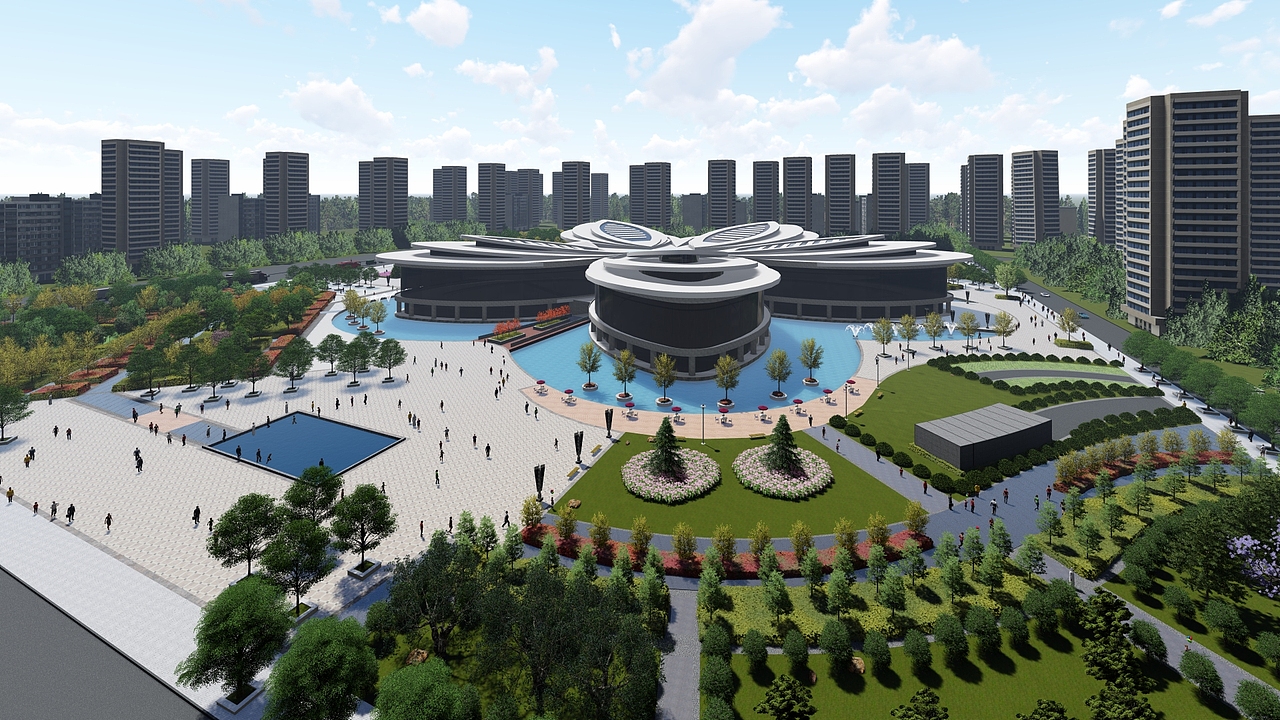 奥体馆广场设计