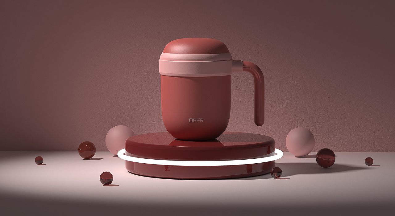 DEER-办公杯设计