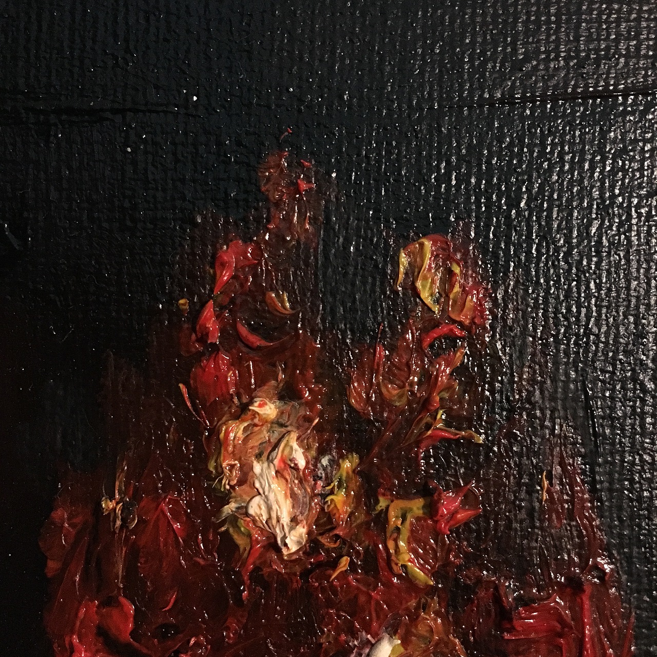 黑暗中|纯艺术|绘画|黑色的猫屁_原创作品-站酷zcool