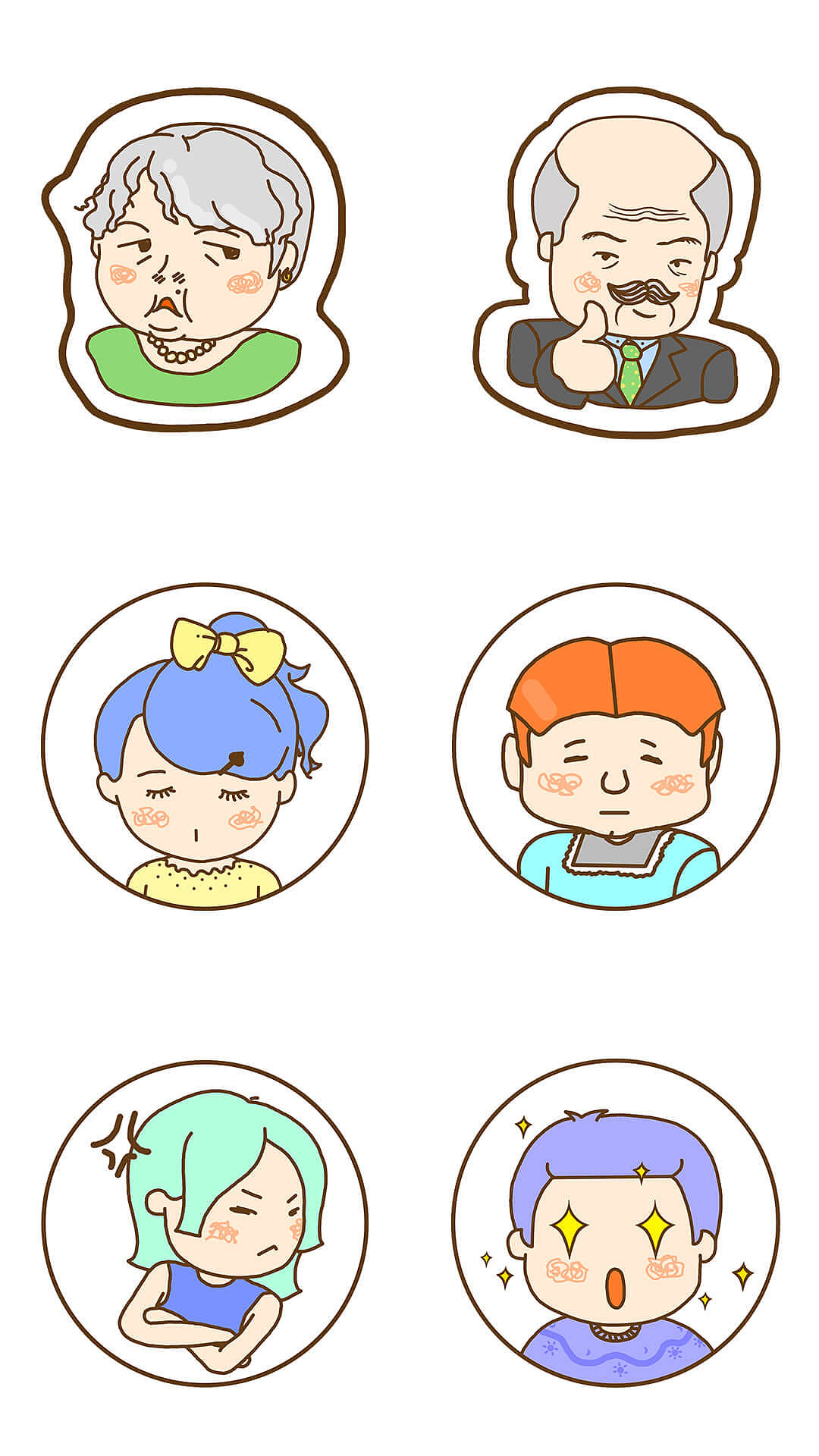 公司课程漫画人物素材（图ZMTA2MDU1Nzg0） - 商业插画 - 站酷设计师上吉的玉子原创素材 - 站酷ZCOOL