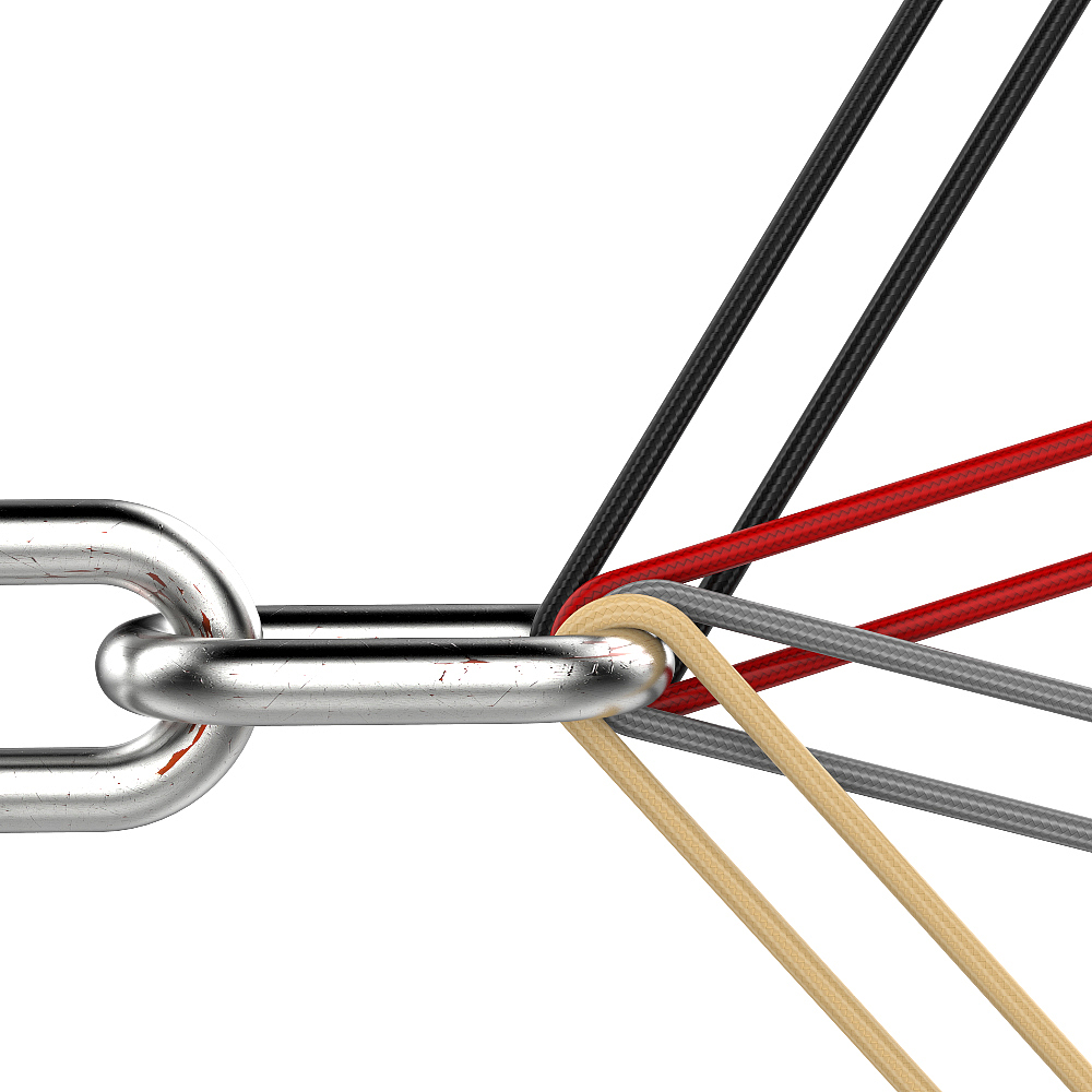 尼龙编织数据线建模贴图渲染