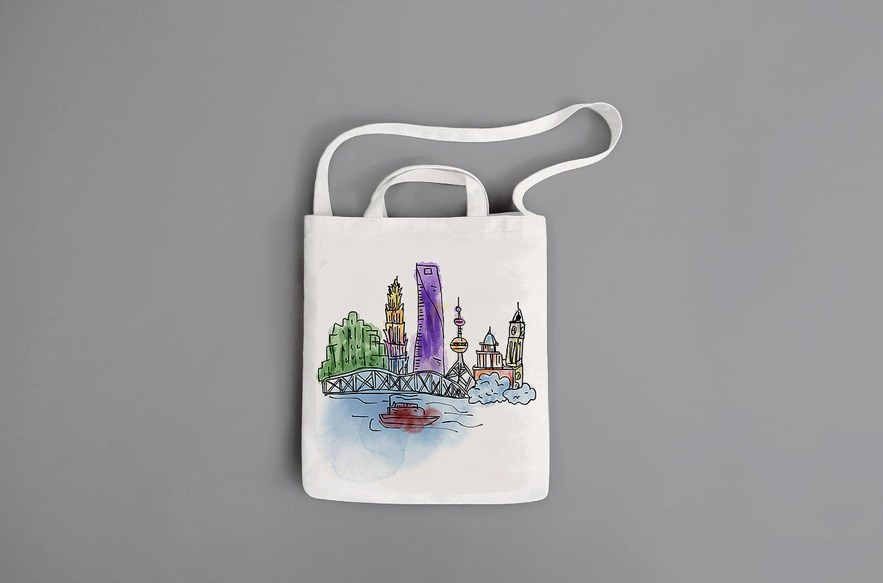 《上海Q版》插画文创