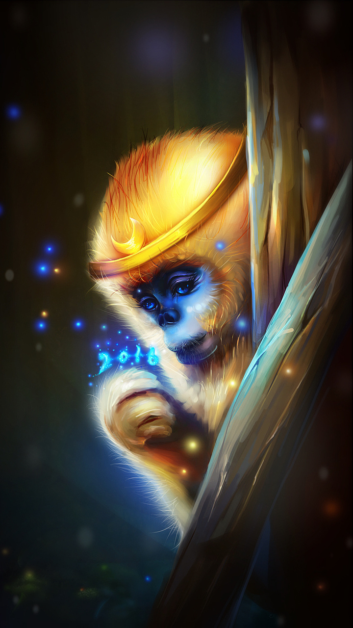 猴年必须猴赛雷～这应该是最梦幻的小猴纸