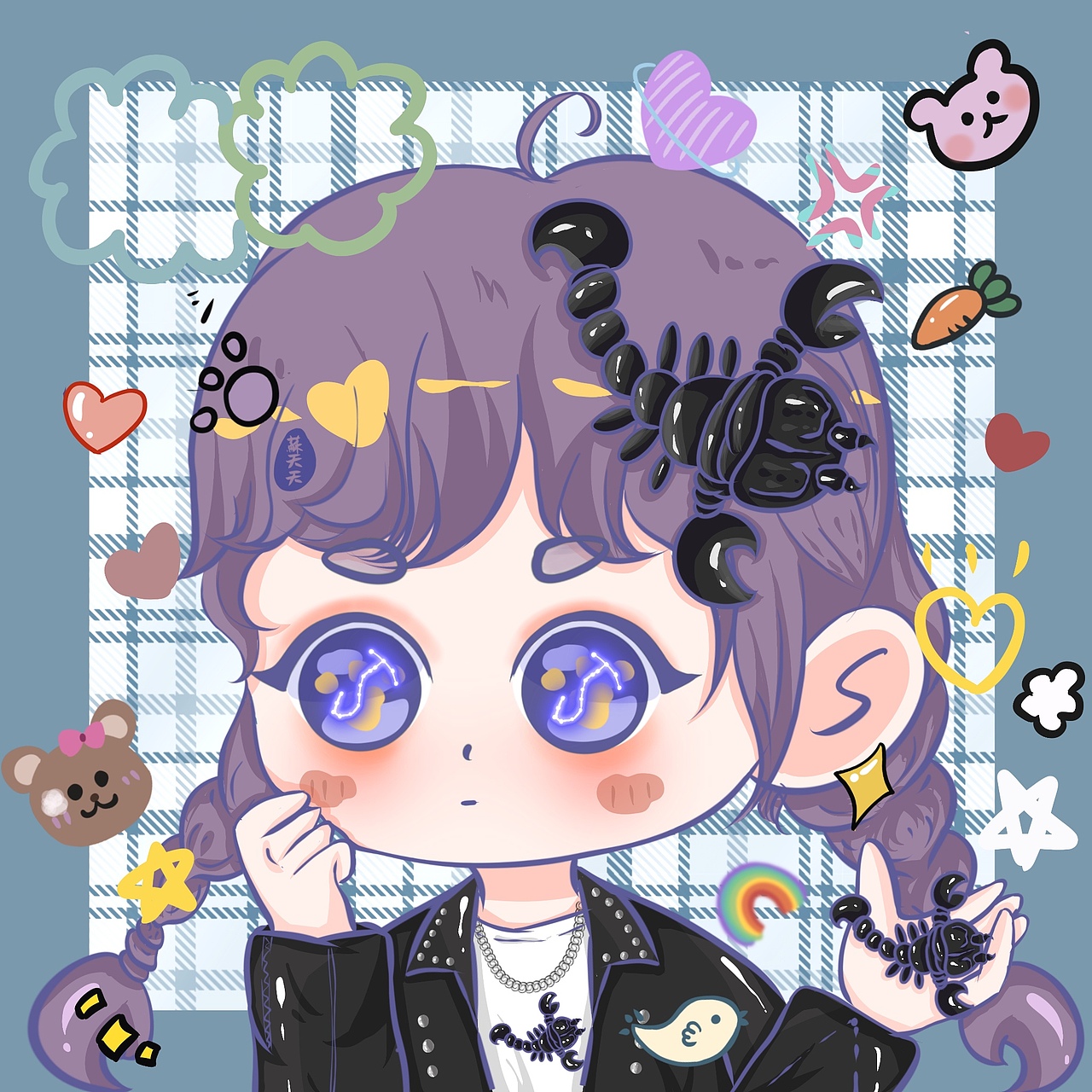 十二星座主题Q版头像