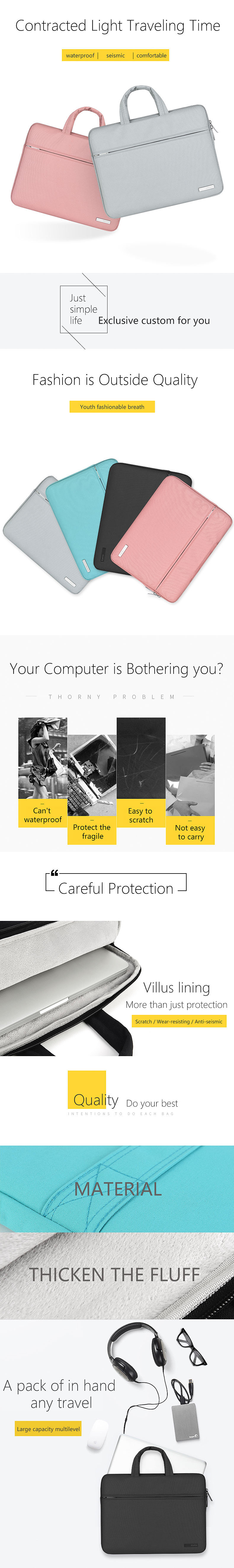 笔记本电脑包详情页,临摹的其他人的页面