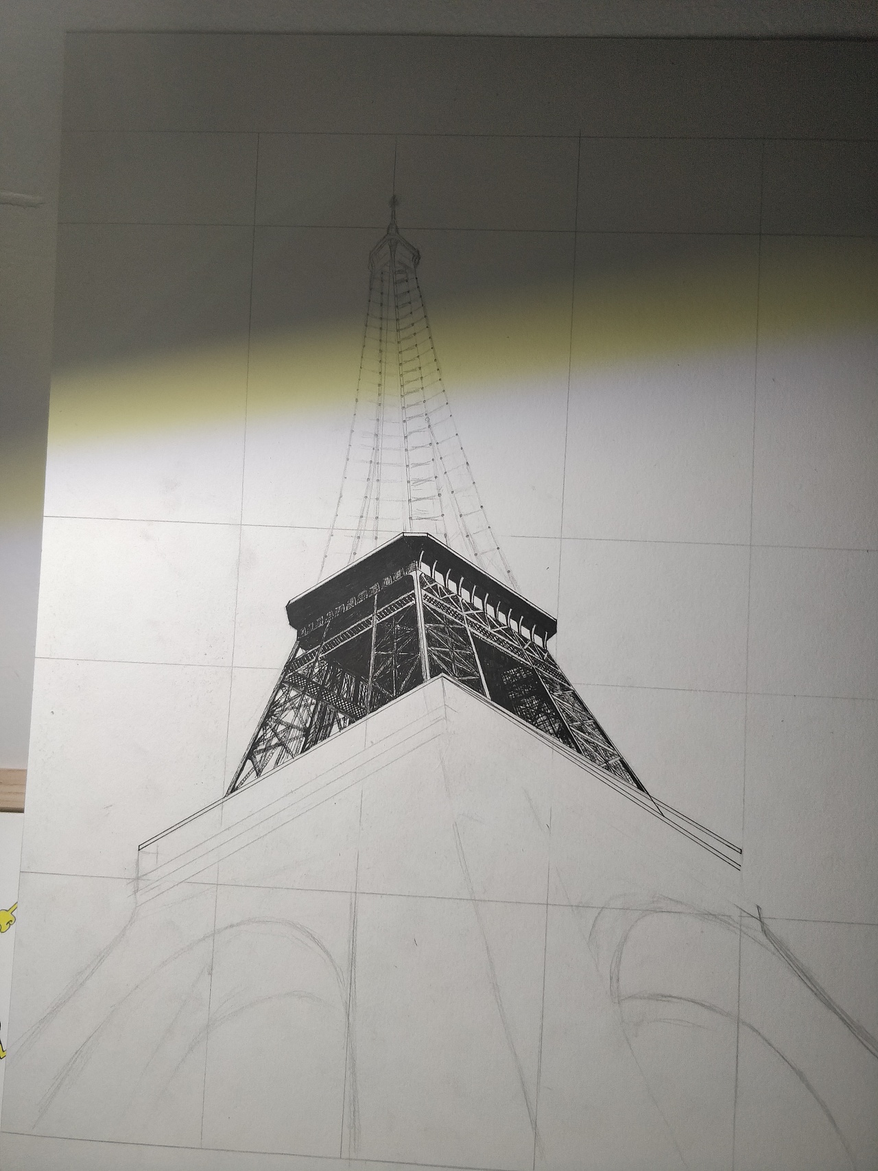 立体巴黎铁塔怎么画 埃菲尔铁塔的画法图解教程（幼儿园中班学画画合适吗） - 有点网 - 好手艺