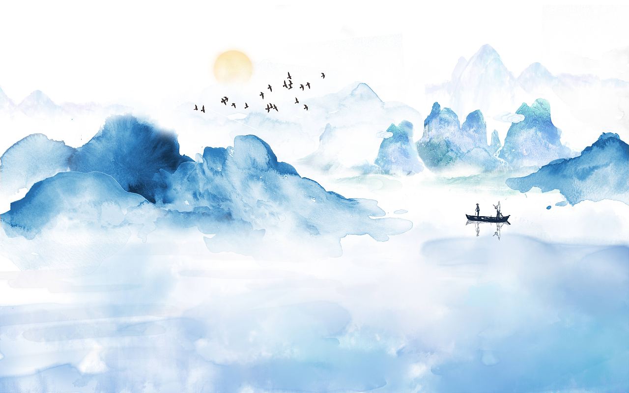 纱画、文创卷帘图案-山水01（图ZMjgxMzI4MzA4） - 图案 - 站酷设计师裕隆家居原创素材 - 站酷ZCOOL