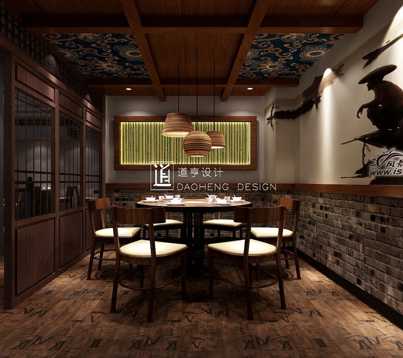 主题餐厅设计效果图（图ZOTkxODMzNzI=） - 家装设计 - 站酷设计师健身房设计原创素材 - 站酷ZCOOL