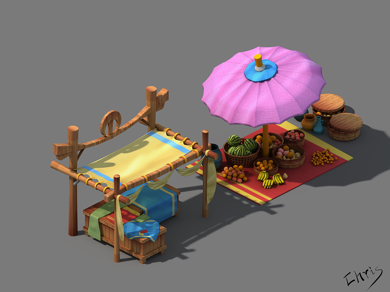 2.5D游戏场景（图ZOTEzODMyODA=） - 场景 - 站酷设计师Chr1sJ原创素材 - 站酷ZCOOL