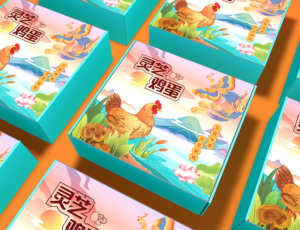 灵芝包装设计（图ZMjY3MTk2Mzky） - 包装 - 站酷设计师锐朗品牌原创素材 - 站酷ZCOOL