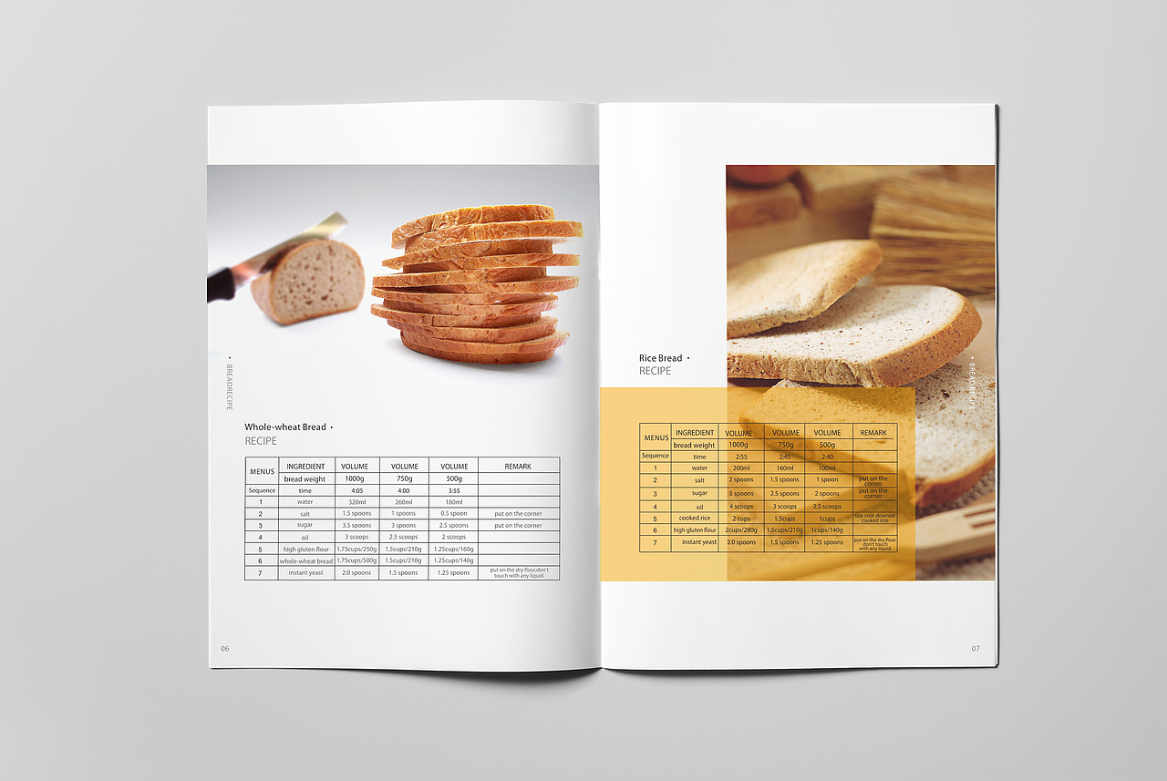 面包机食谱画册（图ZMTEwNDkxMjMy） - 书籍/画册 - 站酷设计师周州洲原创素材 - 站酷ZCOOL