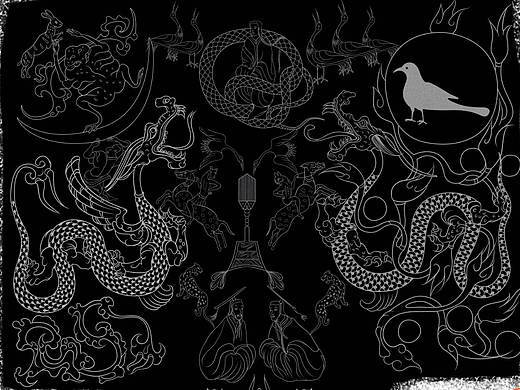 马王堆升天图复原（未细化 ）