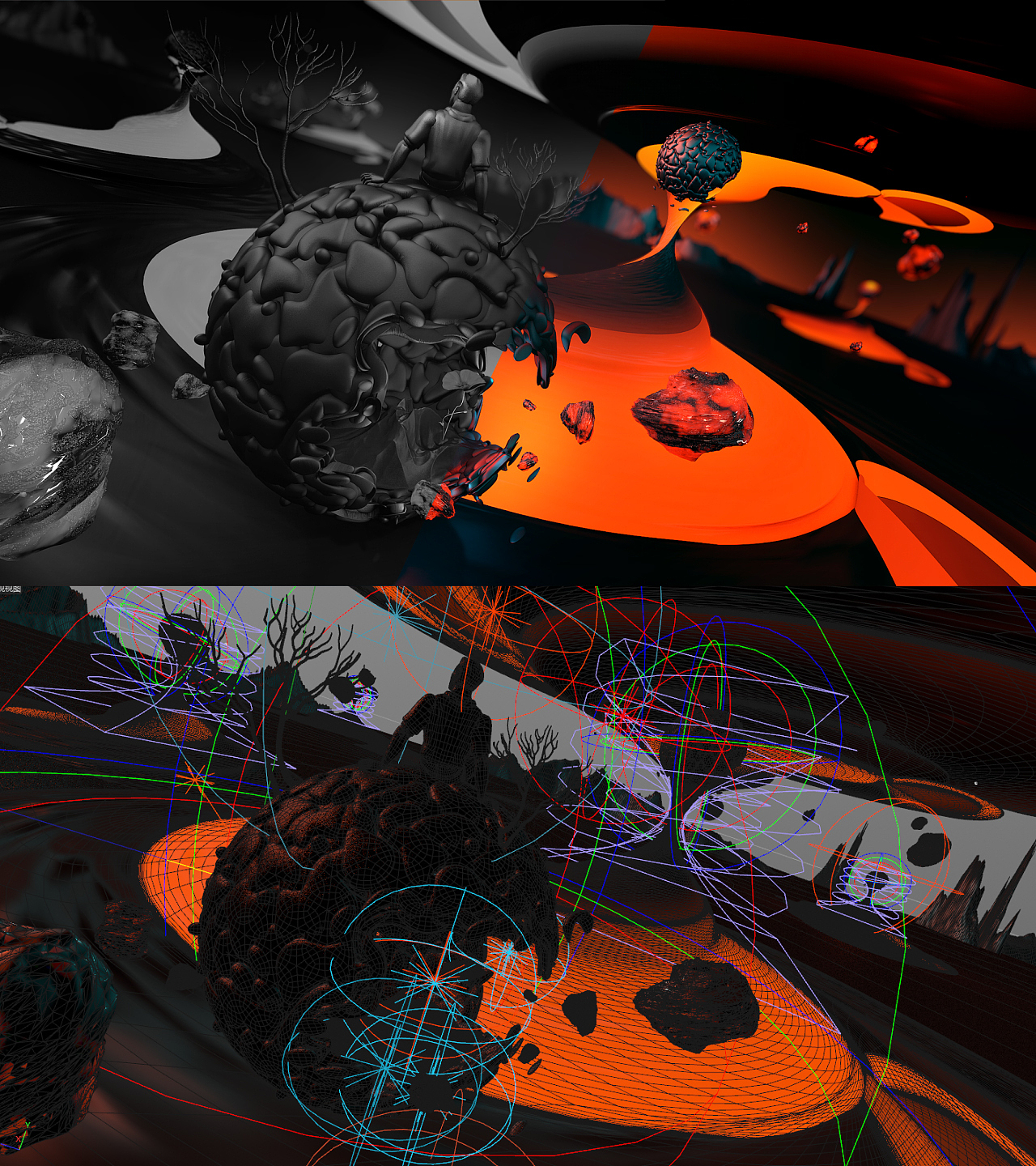 C4D自制壁纸28（图ZNjQwMjY2OTI=） - 场景 - 站酷设计师ShadowPicture原创素材 - 站酷ZCOOL