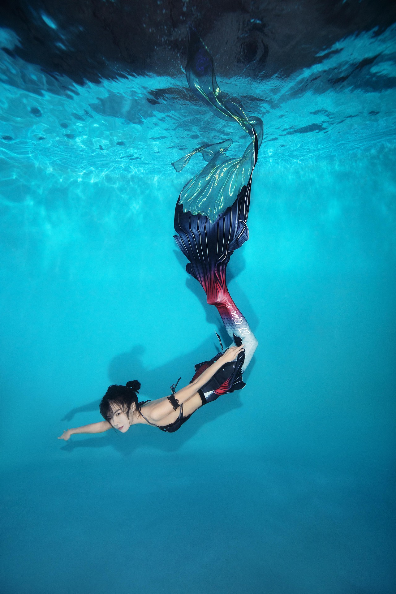 【水下摄影】美人鱼定妆照拍摄 北京 泳池