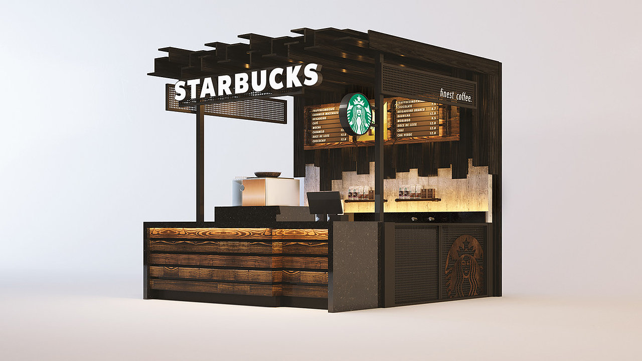 星巴克摊位