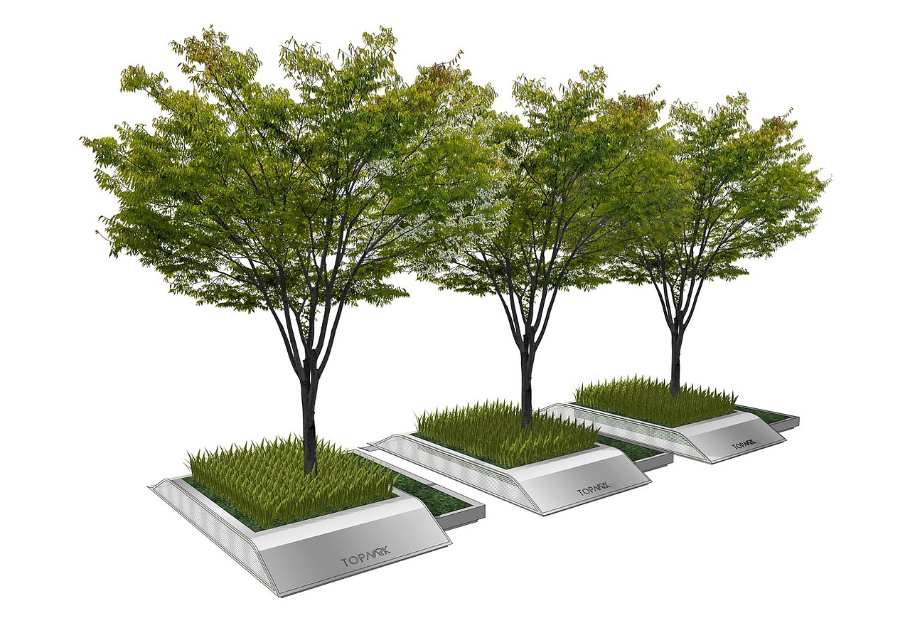 树池设计su模型下载