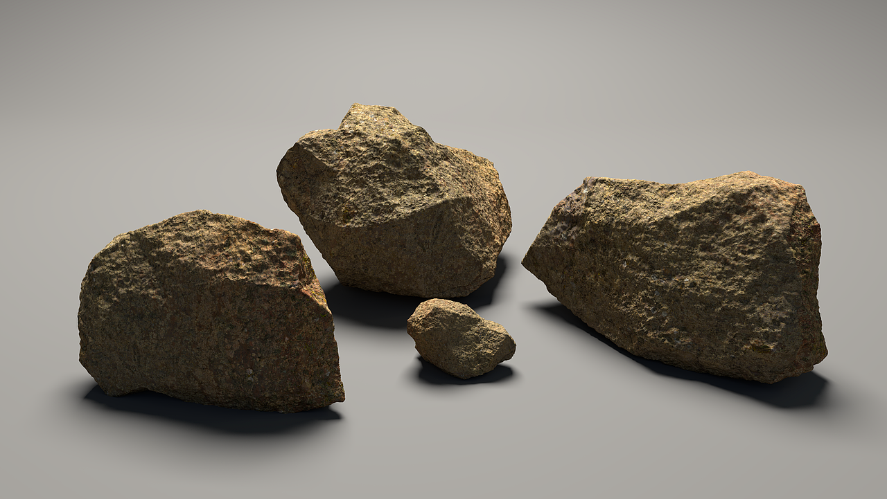 houdini随机批量创建石头