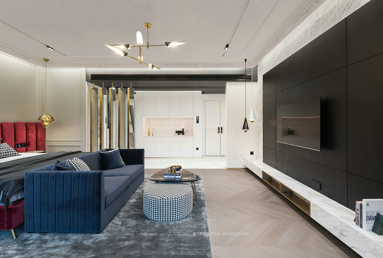 【宁洁设计作品 | 一半冷艳 · 一半迷红 】（图ZMTg0MDUwMTE2） - 家装设计 - 站酷设计师舍下草堂原创素材 - 站酷ZCOOL