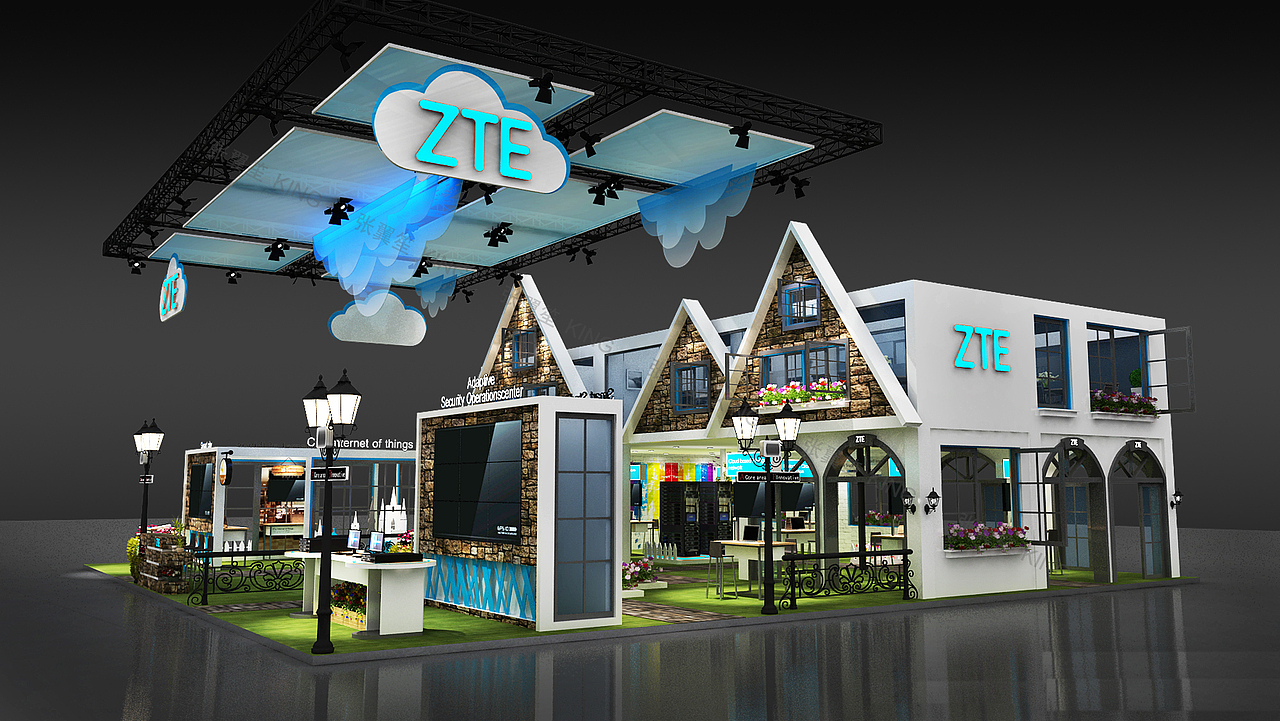 中兴展台设计-cebite