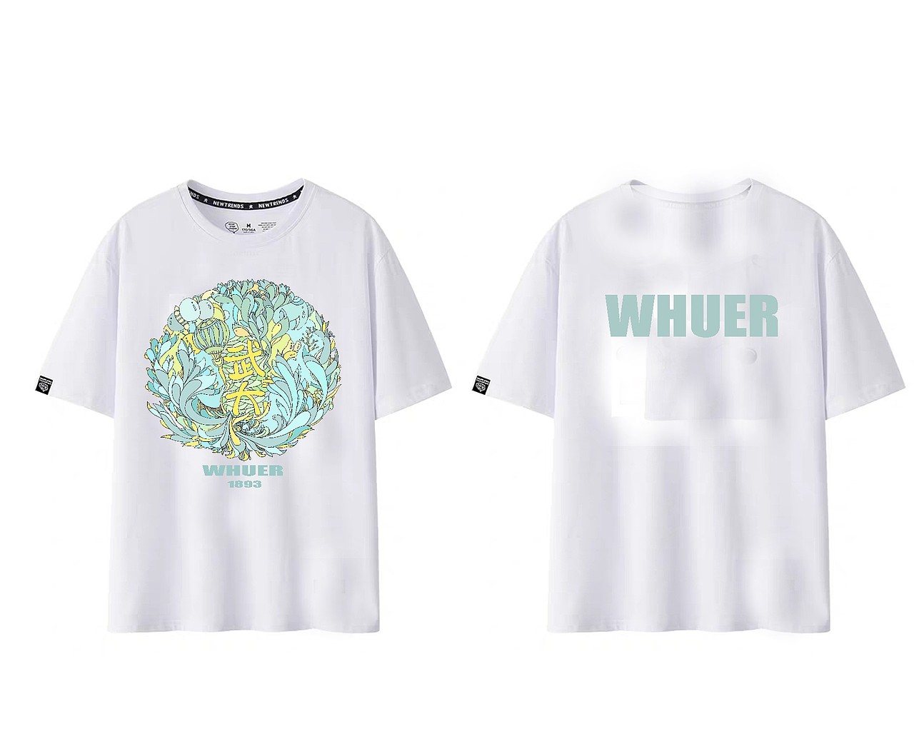 武汉大学主题原创文化衫（图ZMTU2MTkwNjg4） - 休闲/流行服饰 - 站酷设计师黄胜福原创素材 - 站酷ZCOOL