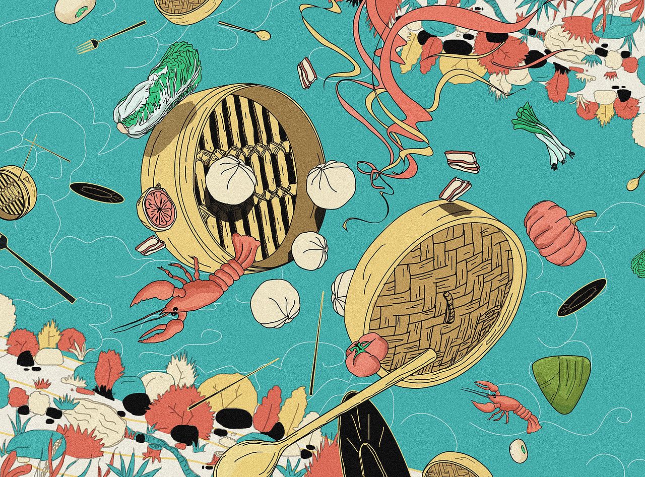 鼠标绘制小笼包原创图片（图ZMjIxNzE4OTg0） - 商业插画 - 站酷设计师发霉的病毒原创素材 - 站酷ZCOOL