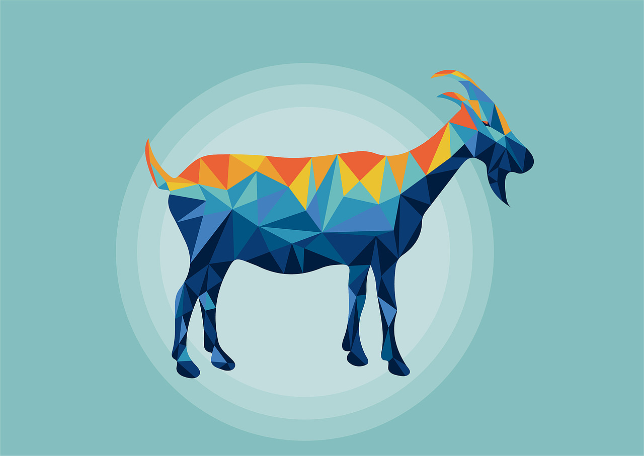 十二生肖lowpoly风格插画