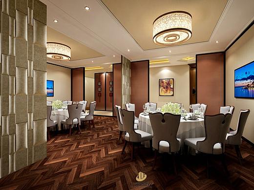 深圳餐厅装修设计-瑞芳园餐厅-广深艺建设