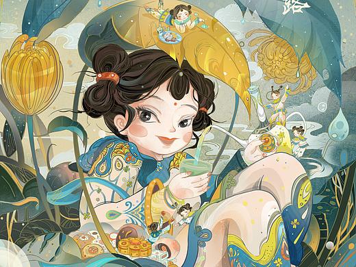 2018年 “碧桂园寒露节气海报宣传插图”