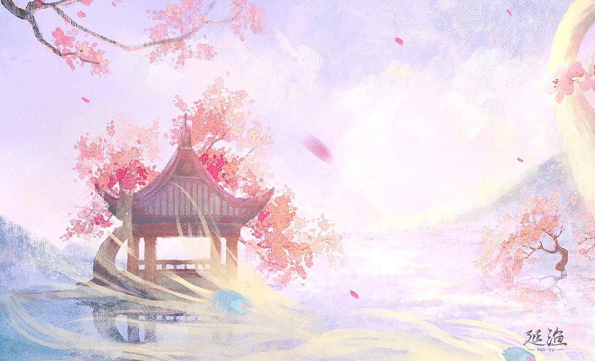 古风白孔雀插画（图ZMzc3NDIzNzI4） - 创作习作 - 站酷设计师延渔原创素材 - 站酷ZCOOL