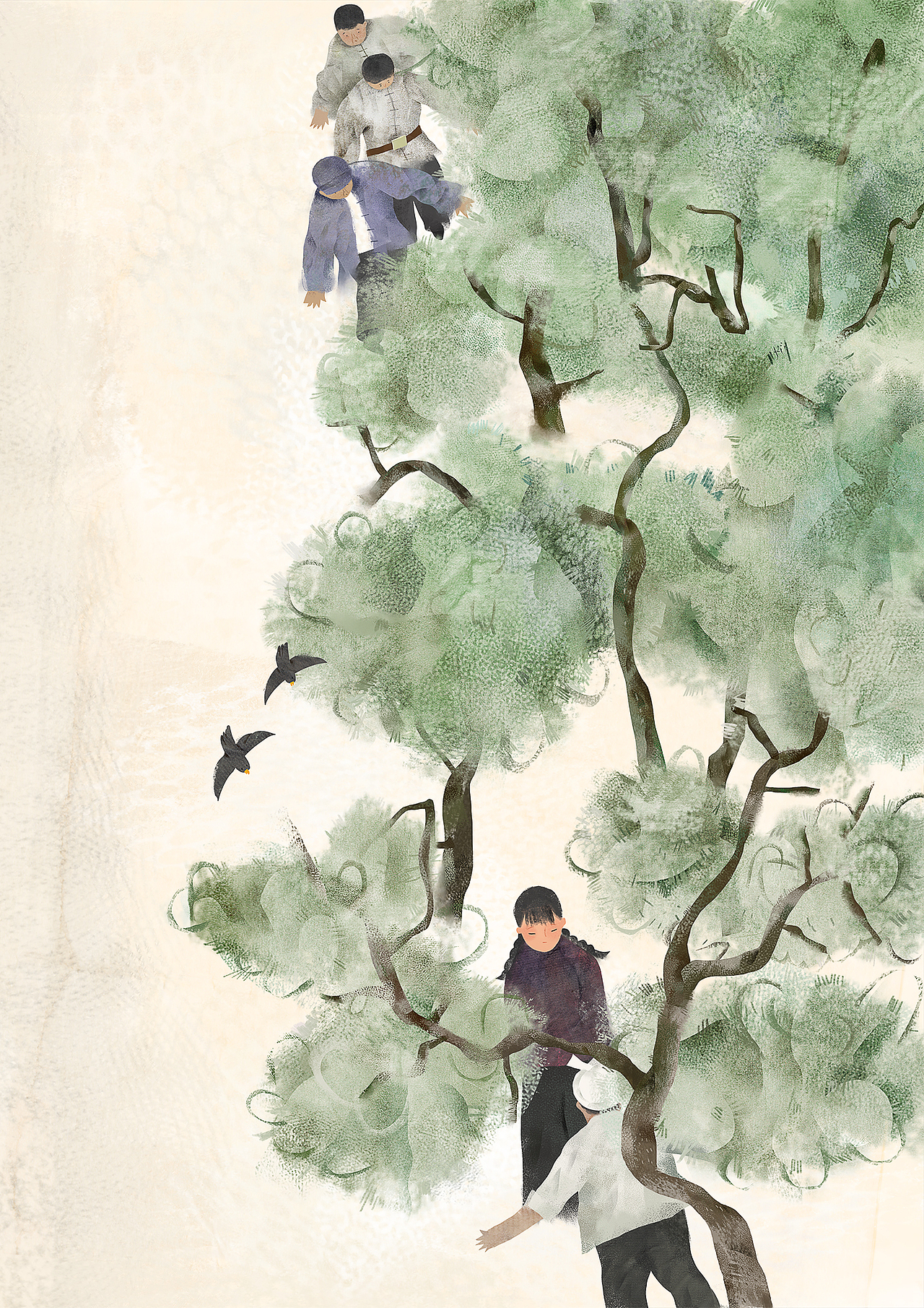 小二黑结婚（图ZMTkyMDM3NjQ4） - 商业插画 - 站酷设计师甘蓝bule原创素材 - 站酷ZCOOL