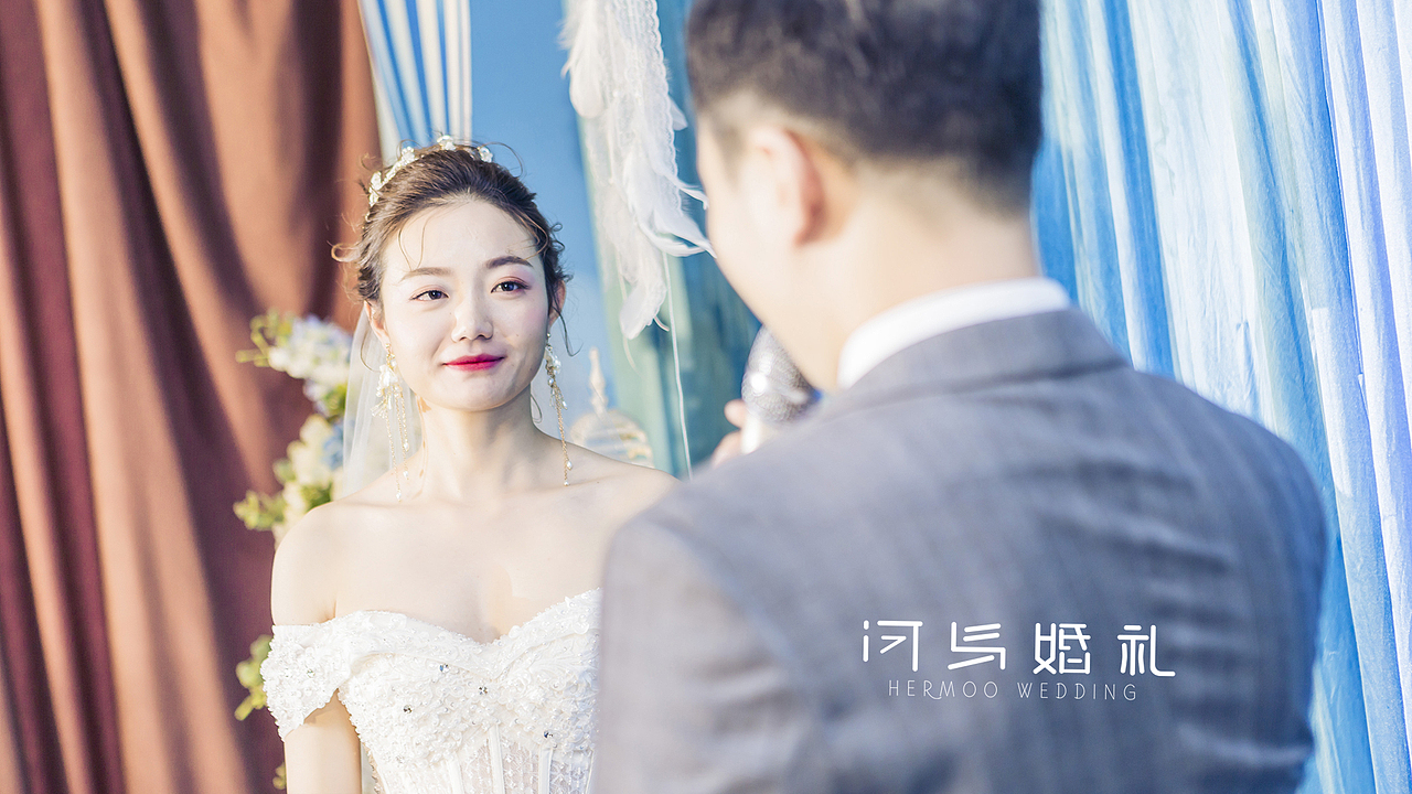 河马婚礼|现代西式婚礼(蓝色+白色+绿色)