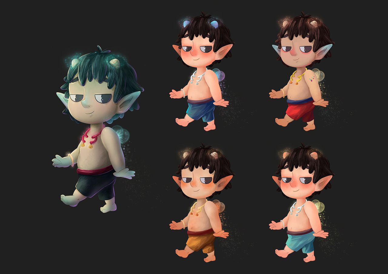 IP六六的孵化过程（图ZMjQ4MTE1MjYw） - 商业插画 - 站酷设计师是大磊啊原创素材 - 站酷ZCOOL