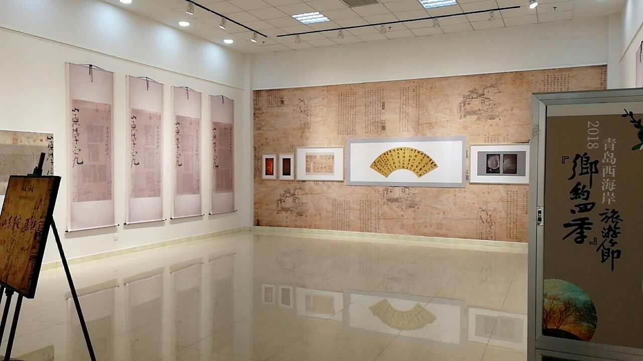 为当地旅游节展厅设计制作的一系列历史文化展板