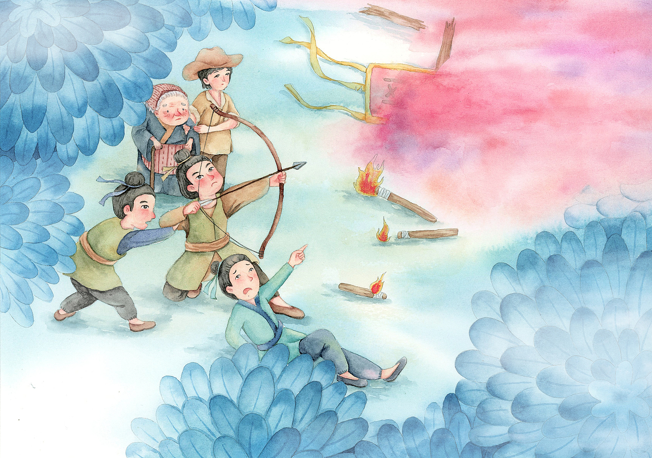 童话故事内插（图ZMjc5NDEwMzg0） - 绘本 - 站酷设计师QiQi的插画梦原创素材 - 站酷ZCOOL