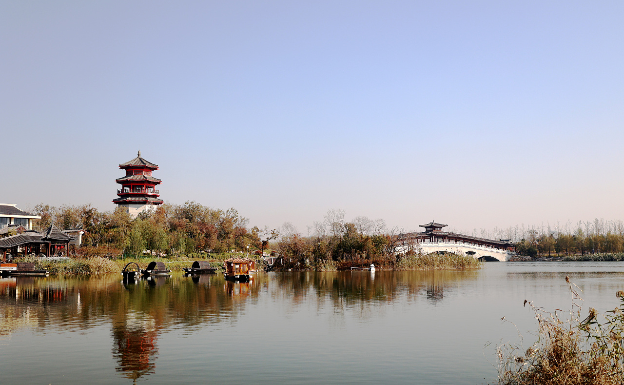 淄博市张店区玉龙湖公园|摄影|风光摄影|三合印务 - 原创作品 - 站酷