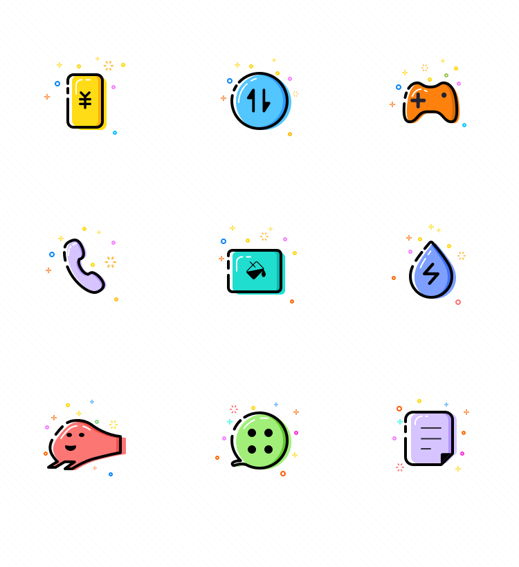 4套不同风格图标|ui|图标|蜂尚设计 - 原创作品 - 站酷 (zcool)