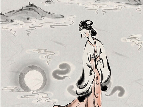 水墨古风人物练习02