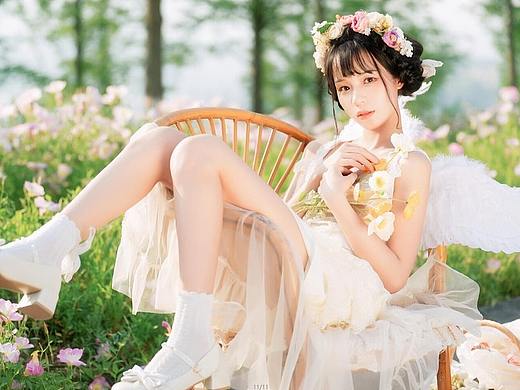 月见花开。
