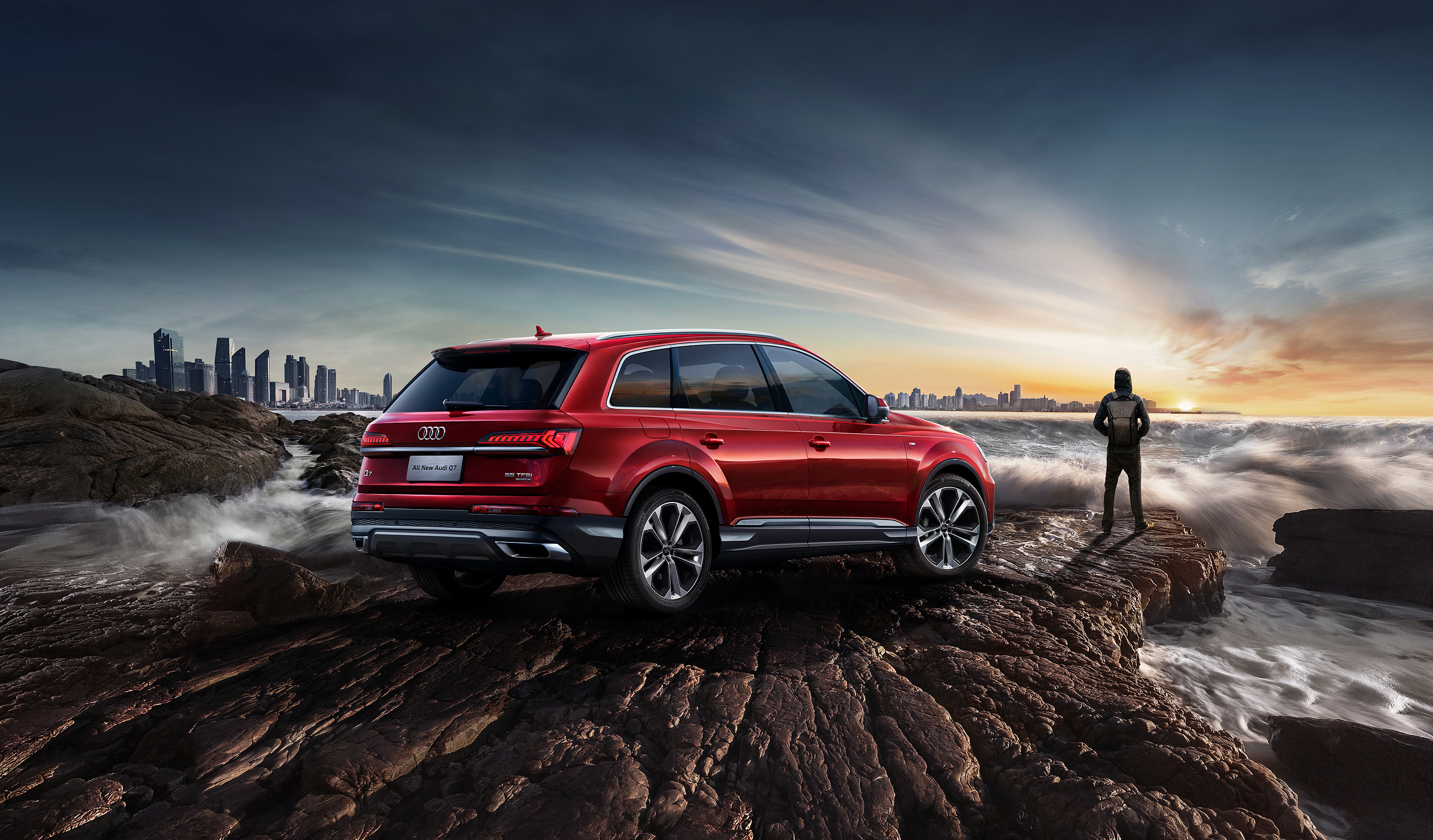 「汽车修图」全新奥迪q7上市kv修图