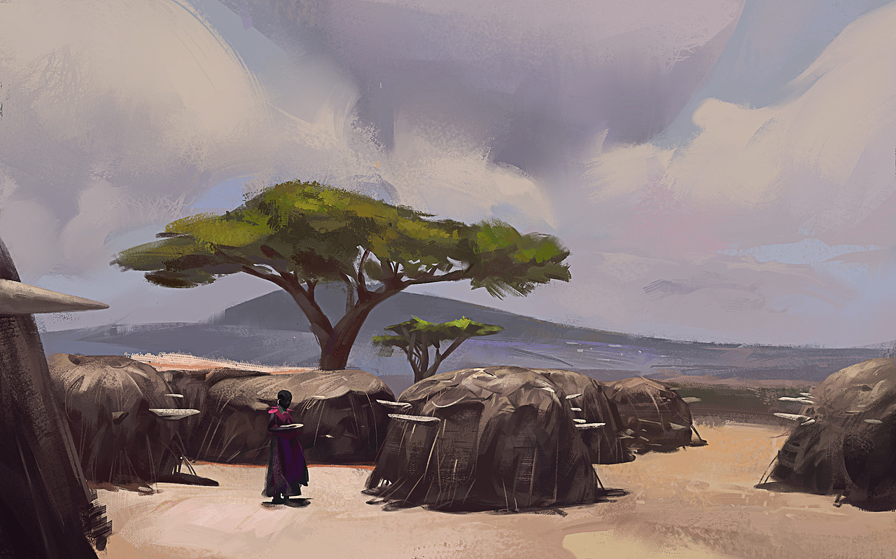 近期场景速涂（图ZMjkzNDI0NTAw） - 艺术插画 - 站酷设计师狒狒呐原创素材 - 站酷ZCOOL