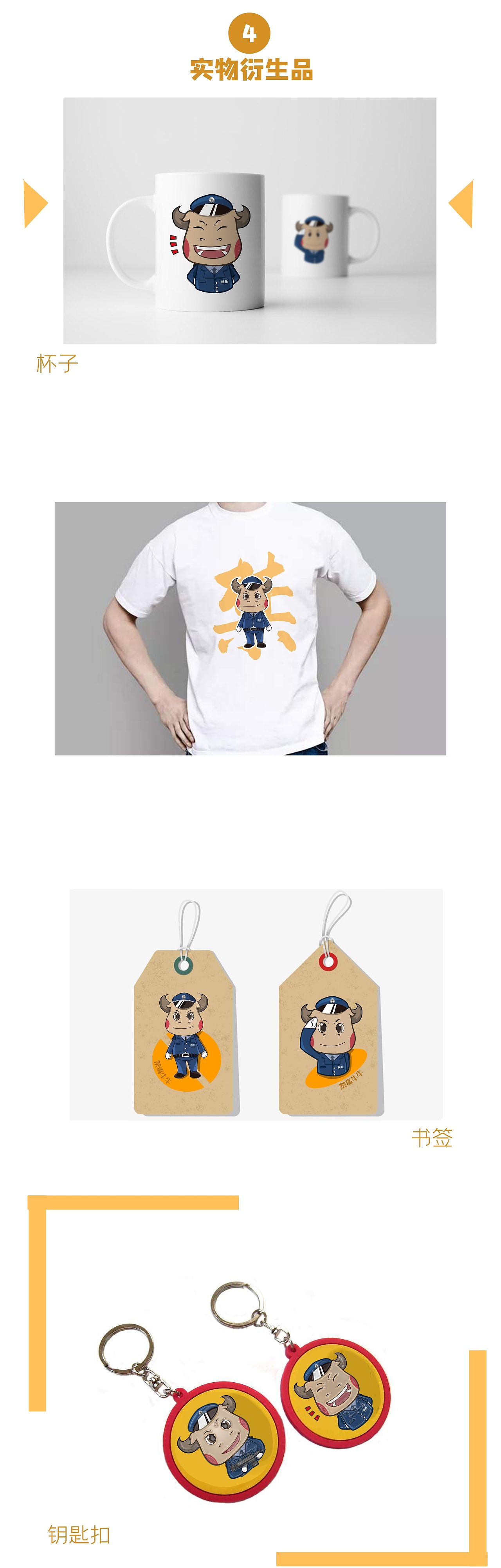 禁毒牛牛吉祥物设计